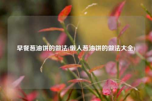 早餐葱油饼的做法(懒人葱油饼的做法大全)